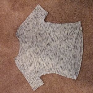 Lululemon cropped running shirt
